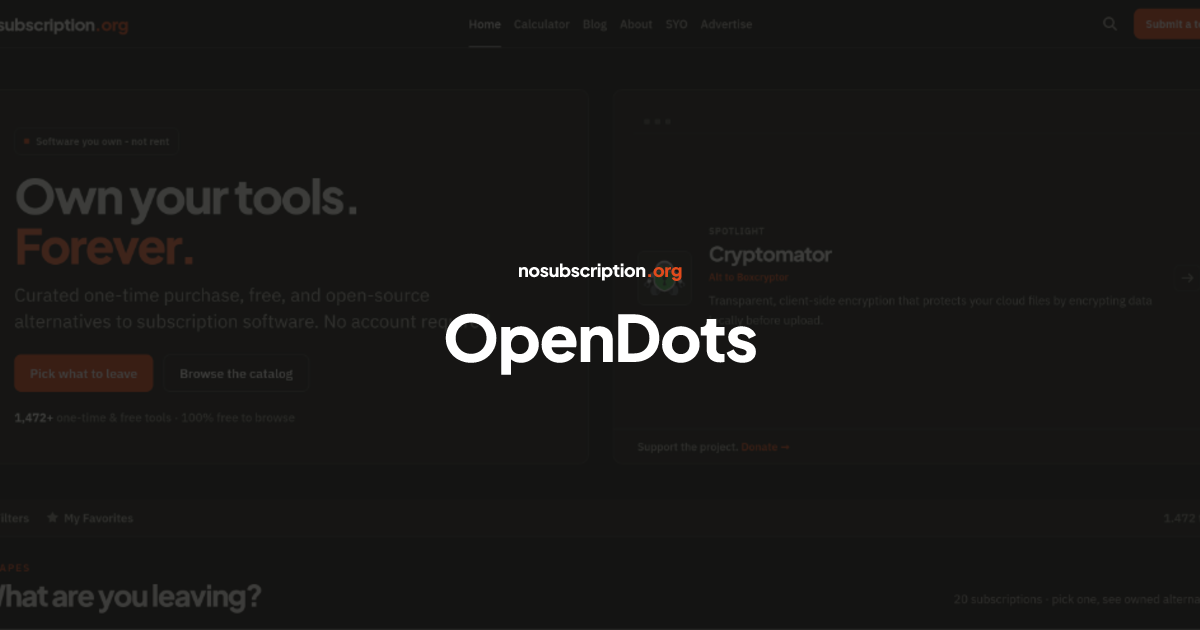 OpenDots — OpenDots. An open-source self-hosted workspace for persistent AI coworkers that work…